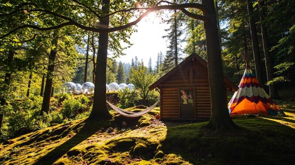 Top 5 séjours originaux : cabanes, bulles et tipis